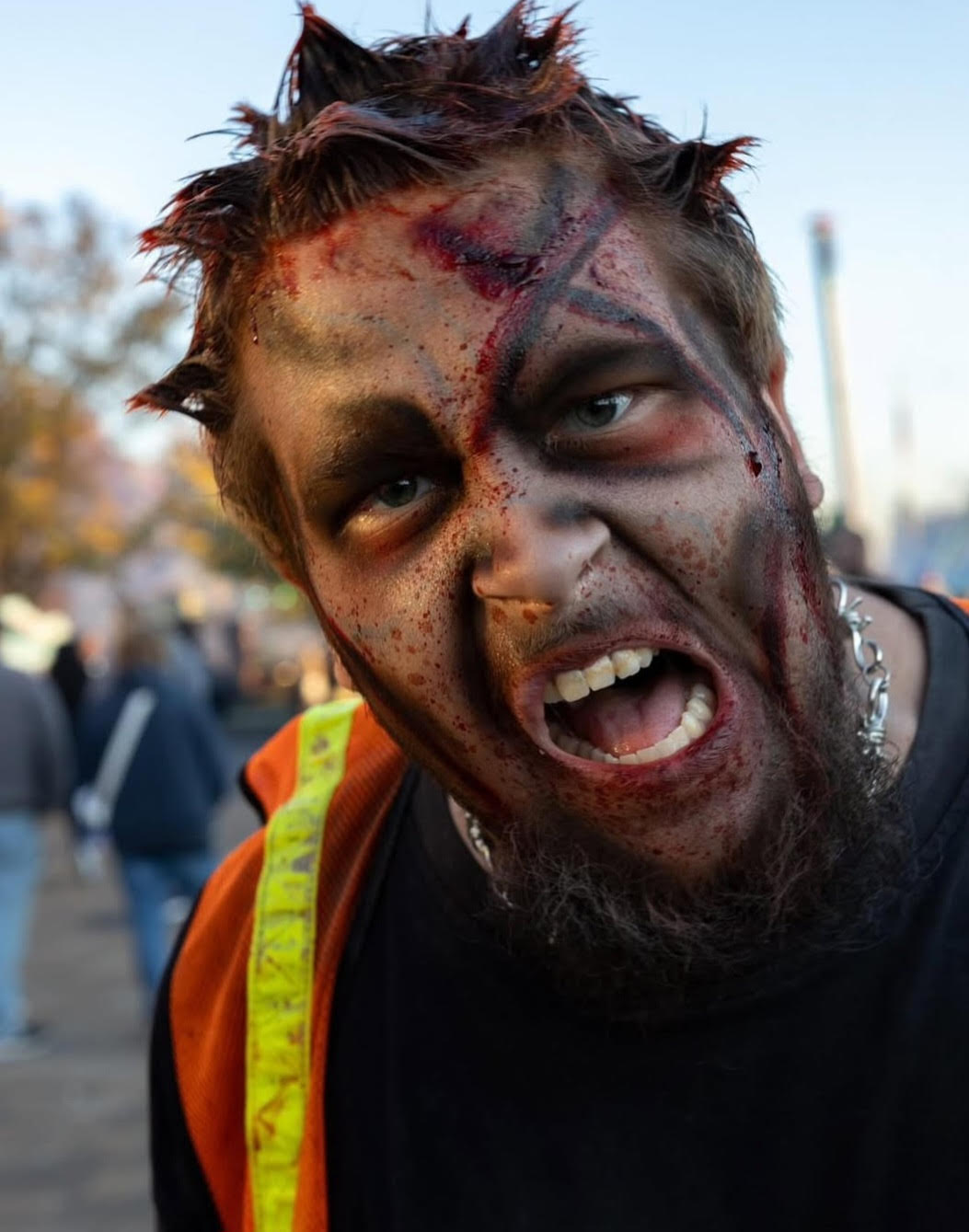 Mike Swancer Scare Acting at the Haunt, Taken by @haodtravelwest on Instagram