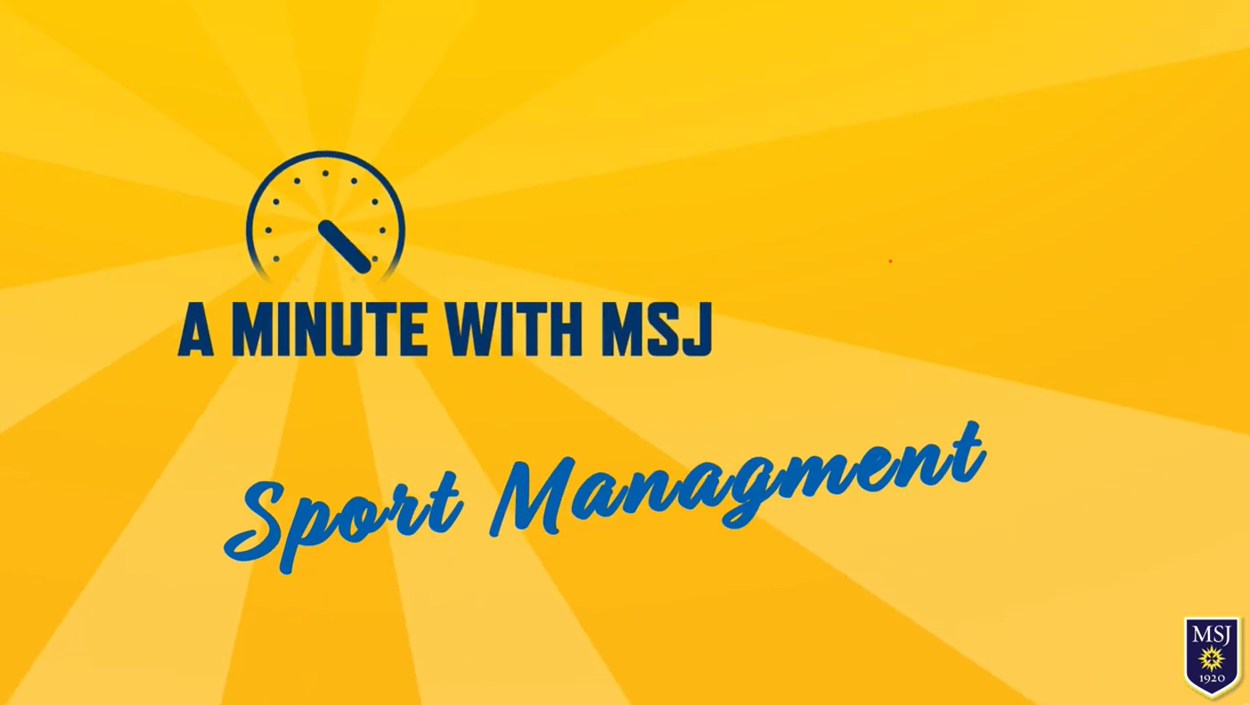 a minute with sport management