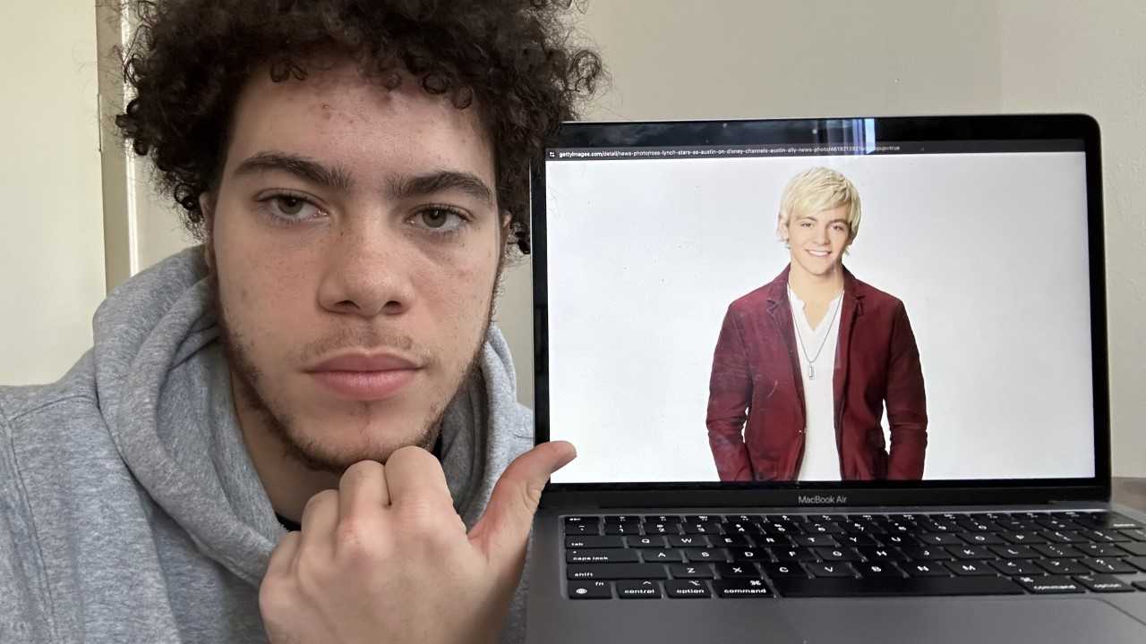 Miles Harding with a Picture of Austin from Austin and Alley