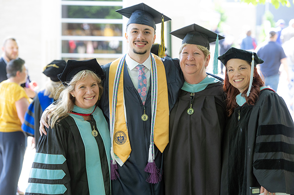 graduate with professors